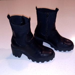 A New Day Women's Zip-Up Fashion Combat Boots (Size: 6)